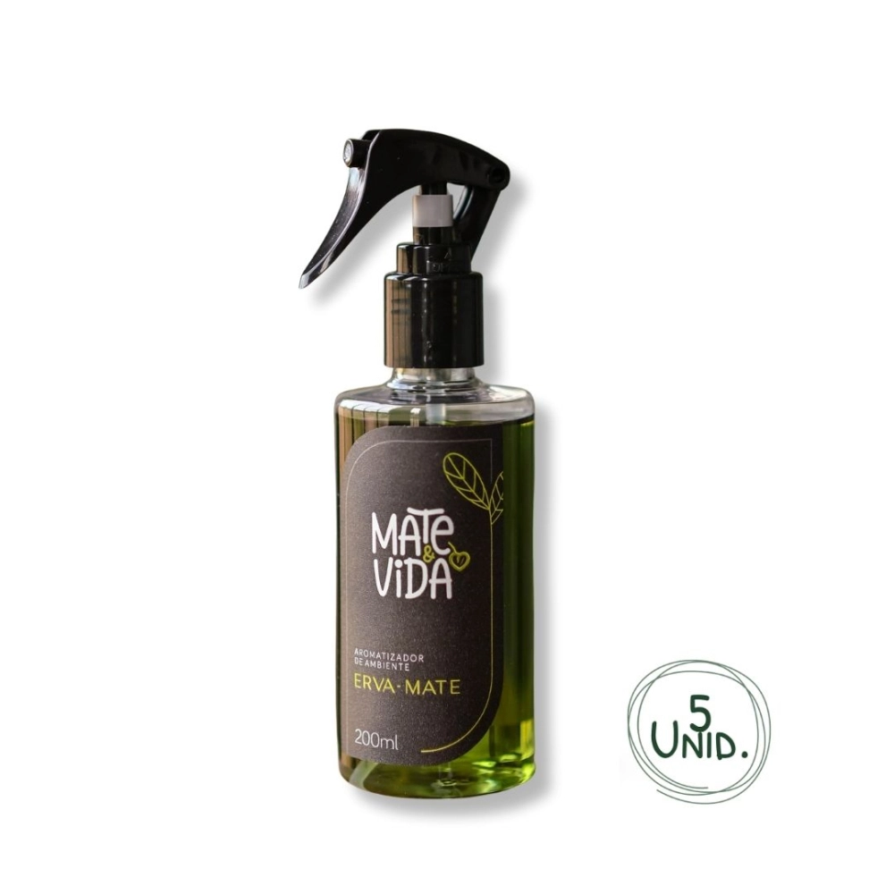 Aromatizador de Ambientes com Extrato de Erva-Mate 200 ml (Caixa com 5 unidades)