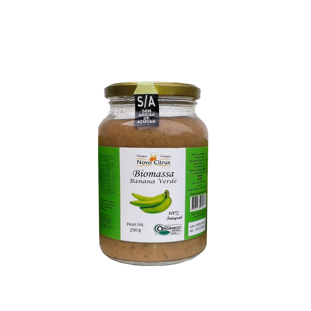 Biomassa de Banana Verde 250 g