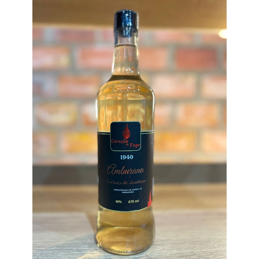 Cachaça Coração de Fogo - Amburana