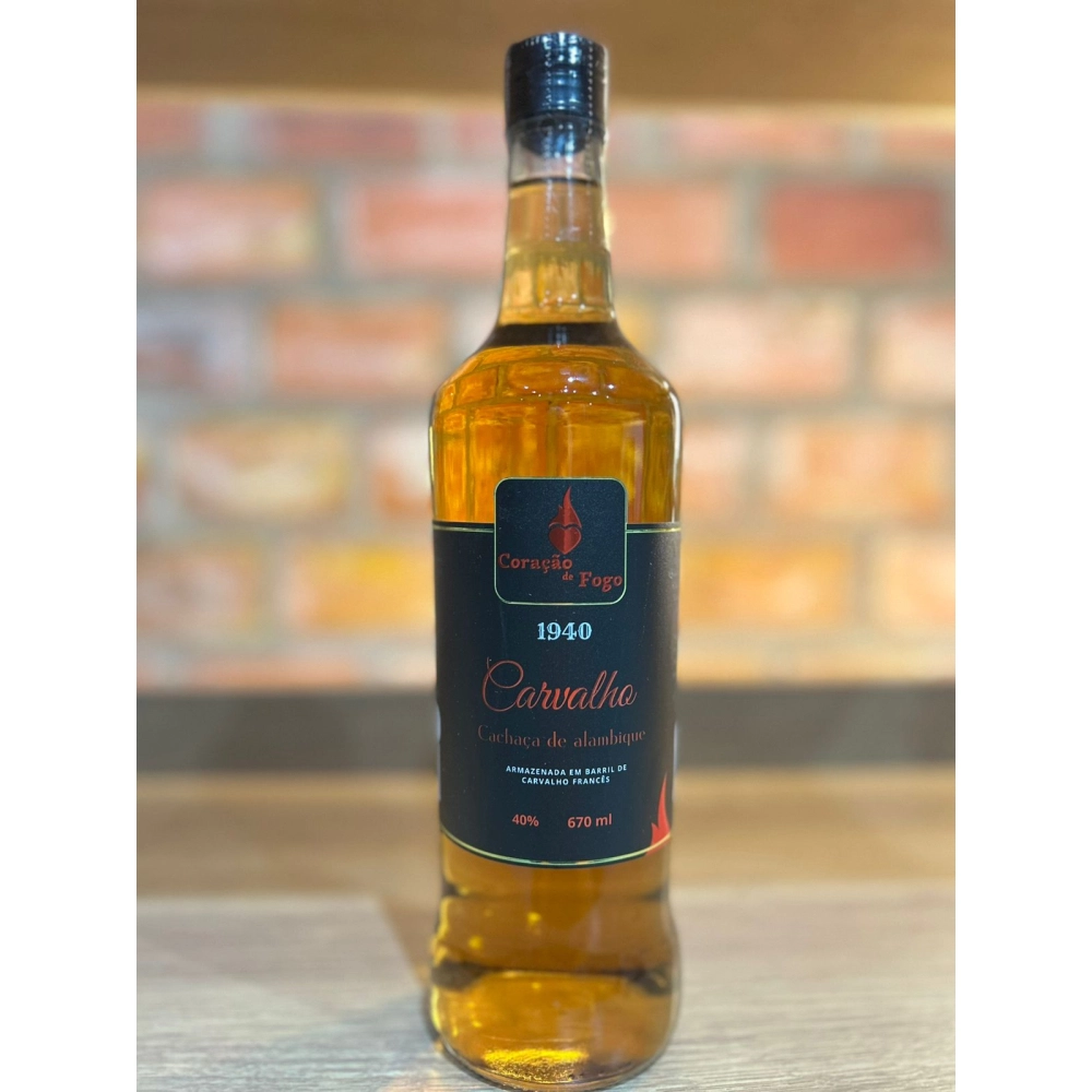 Cachaça Coração de Fogo - Carvalho