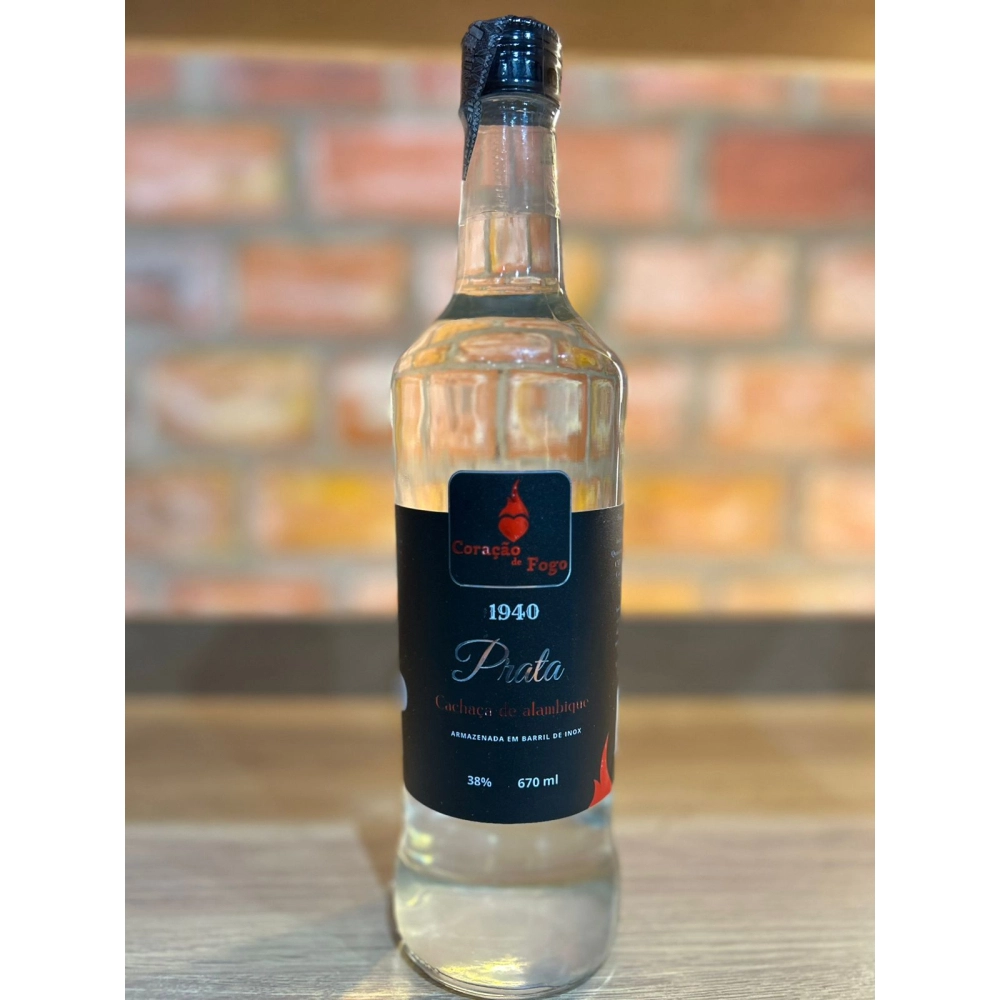 Cachaça Coração de Fogo - Prata