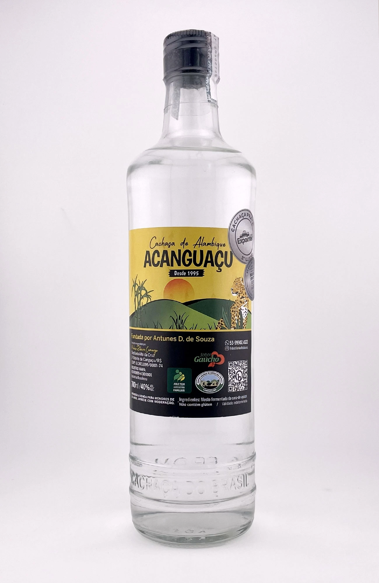 Cachaça de Alambique Acanguaçu 700ml