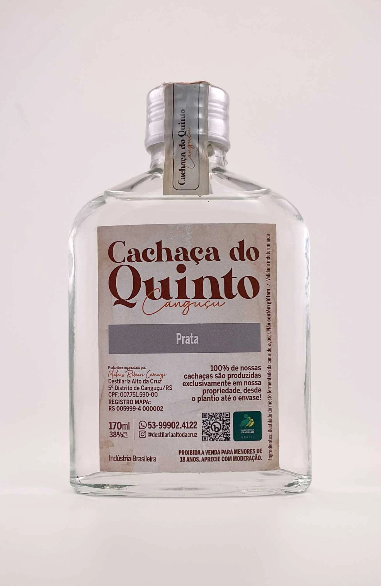 Cachaça do Quinta PRATA 170ml