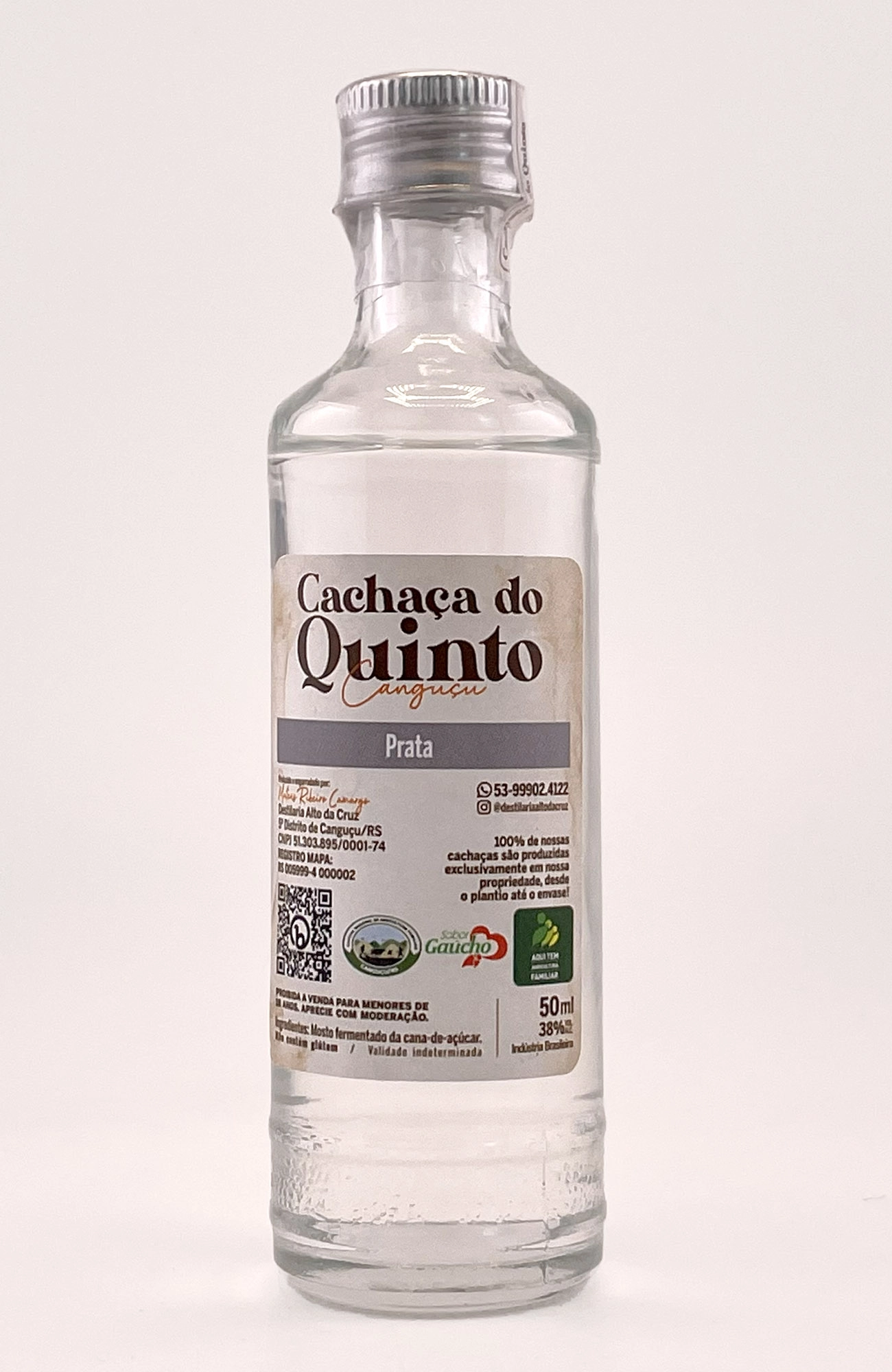 Cachaça do Quinta PRATA 50ml