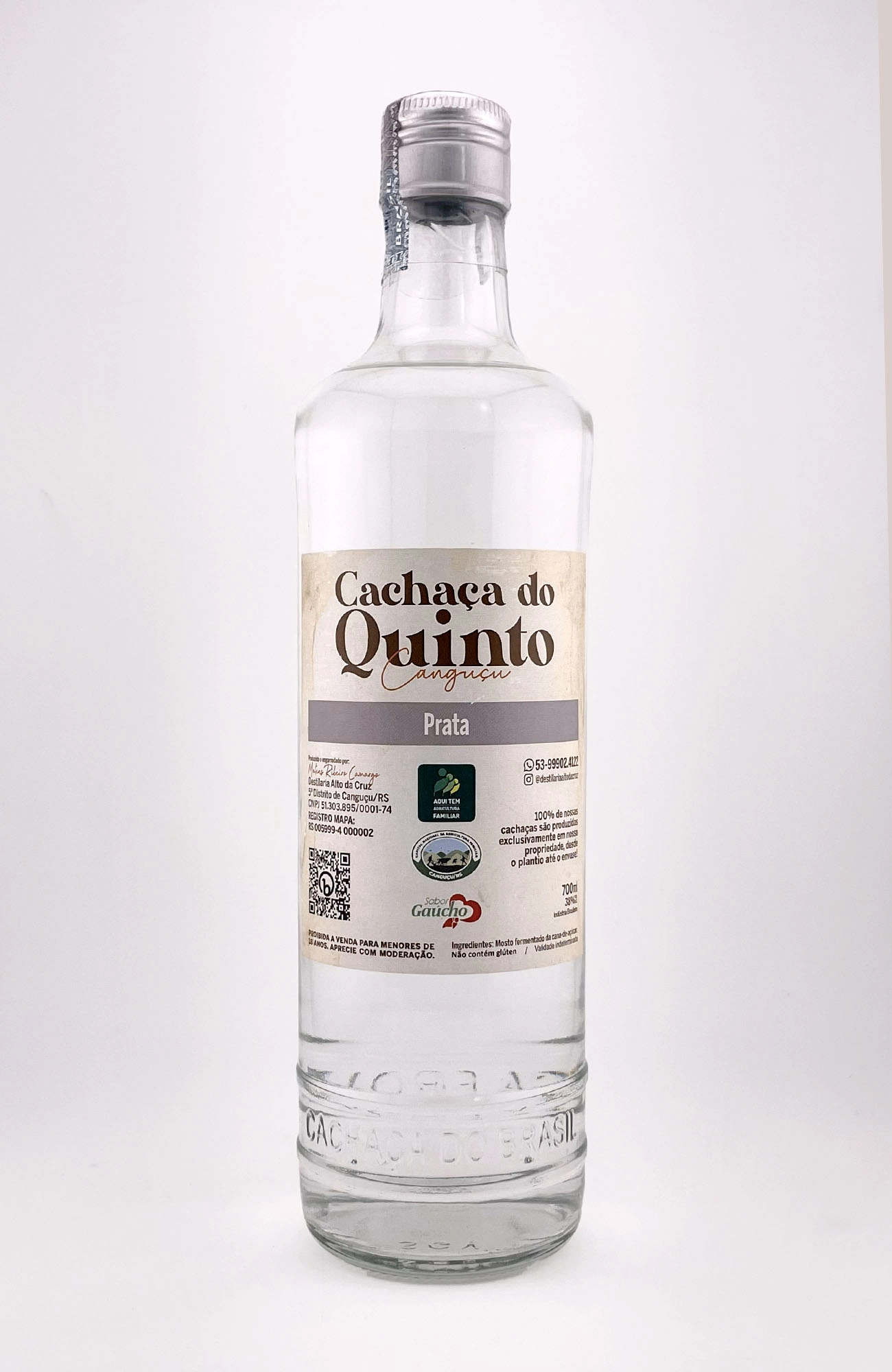 Cachaça do Quinta PRATA 700ml