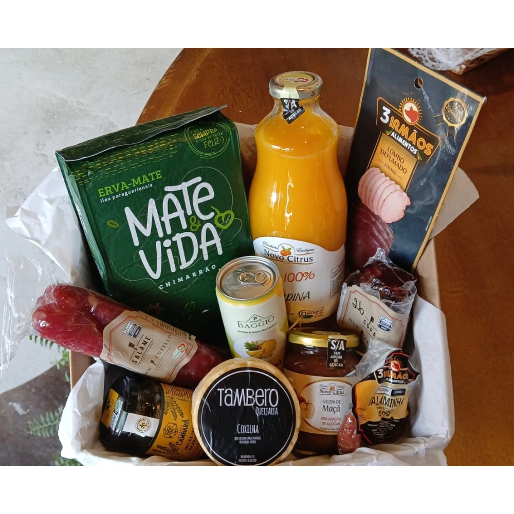 Cesta Sabor Gaúcho — 10 itens selecionados (Não Alcoólico)