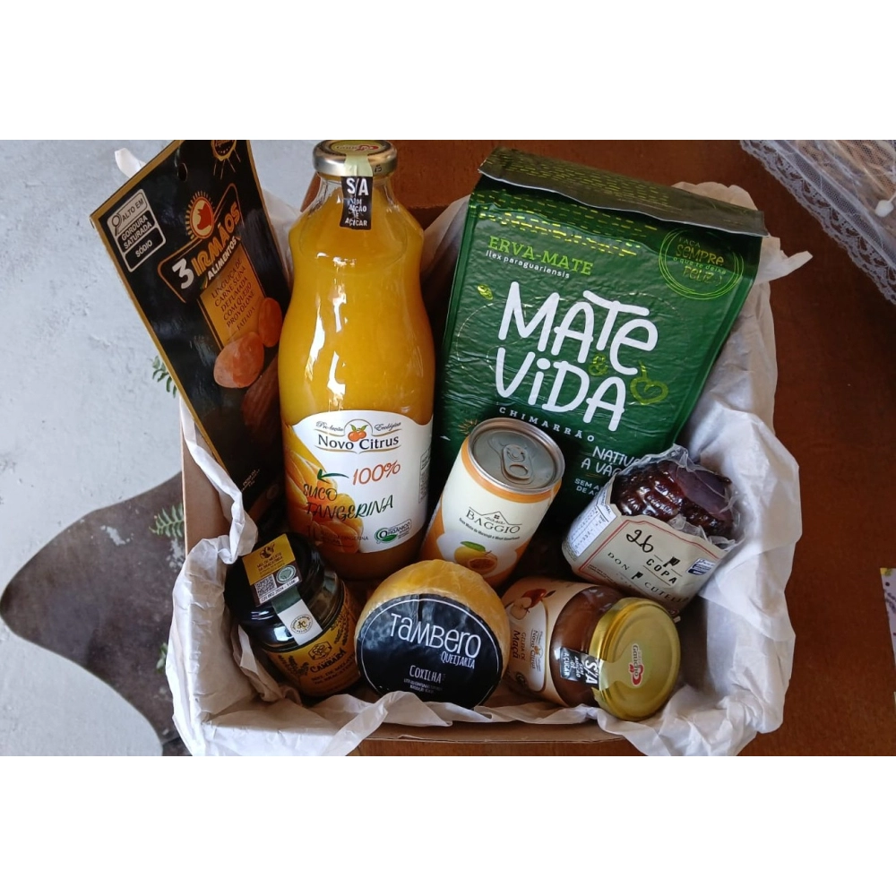 Cesta Sabor Gaúcho — 8 itens selecionados (Não Alcoólico)