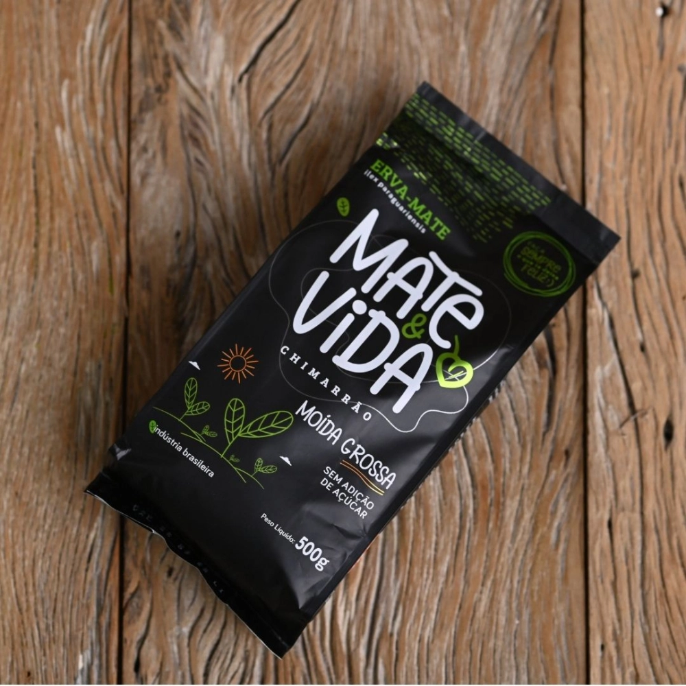 Erva-Mate Moída Grossa embalagem laminada 500 g (Caixa com 10 unidades)