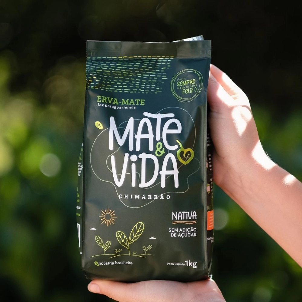 Erva-Mate Nativa embalagem laminada 1 Kg (Caixa com 10 unidades)