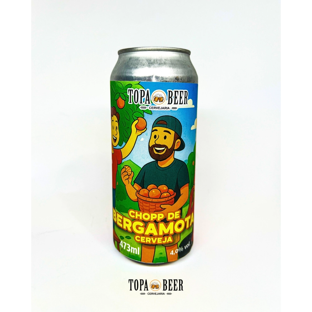 Fardo Misto – 5 Latas de 473ml de Cada | (Chopp) Morango do Amor, (Chopp) Bergamota e American IPA