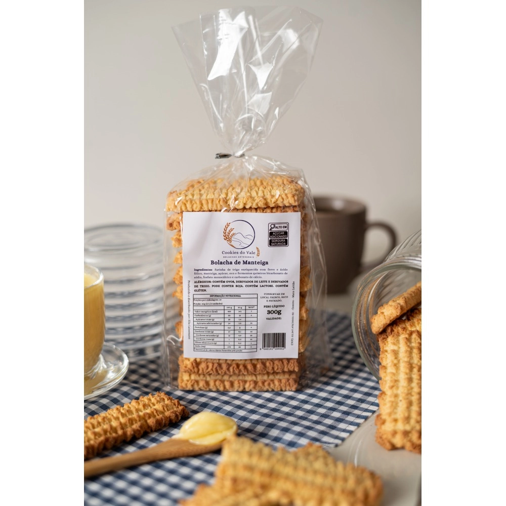 Kit Bolacha de Manteiga  com 6 unidades