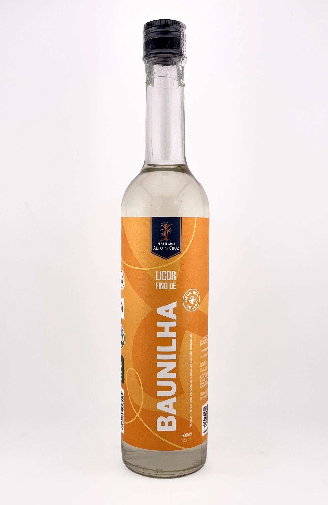 Licor Fino de Baunilha 500ml
