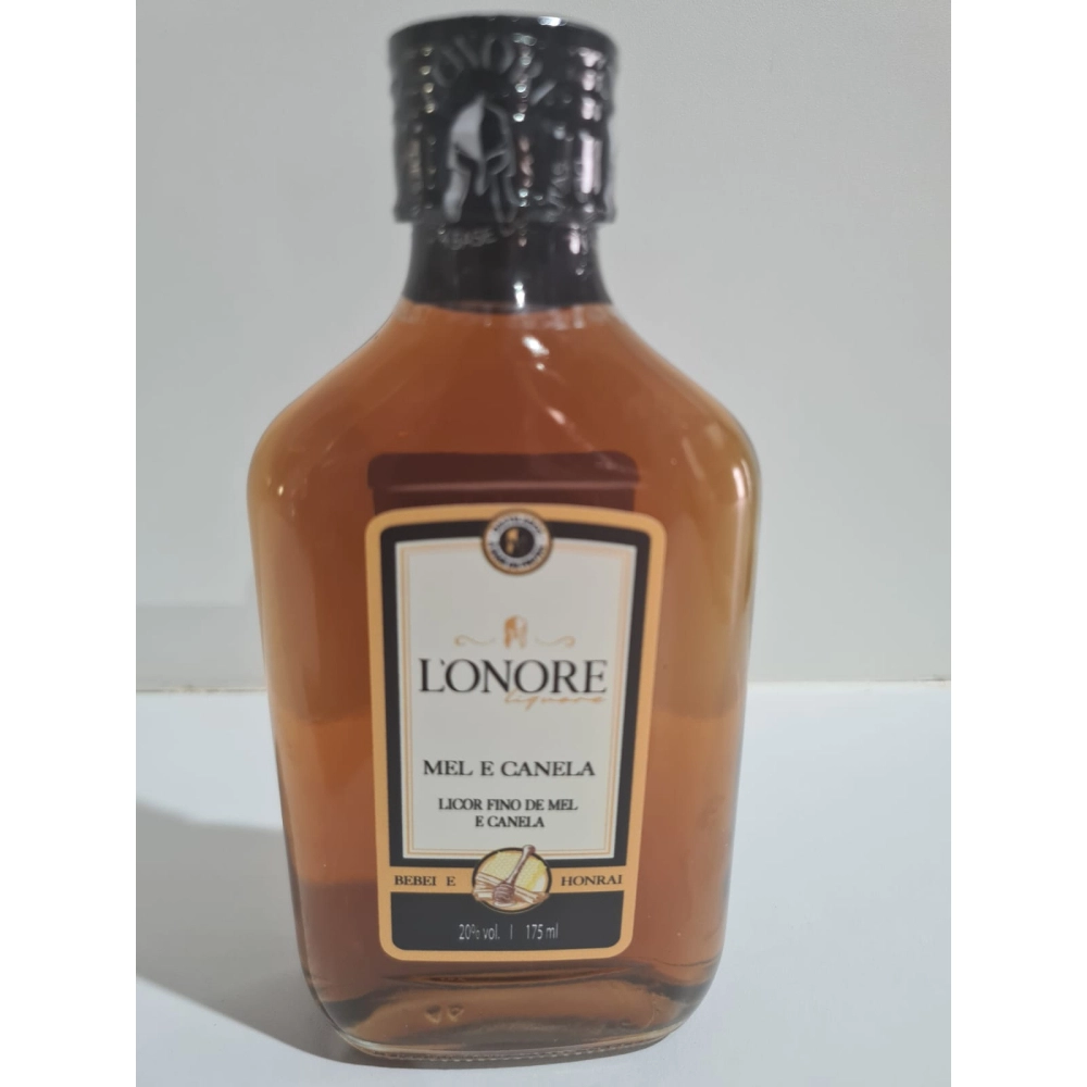LICOR FINO DE GRAPPA MEL E CANELA 175ML