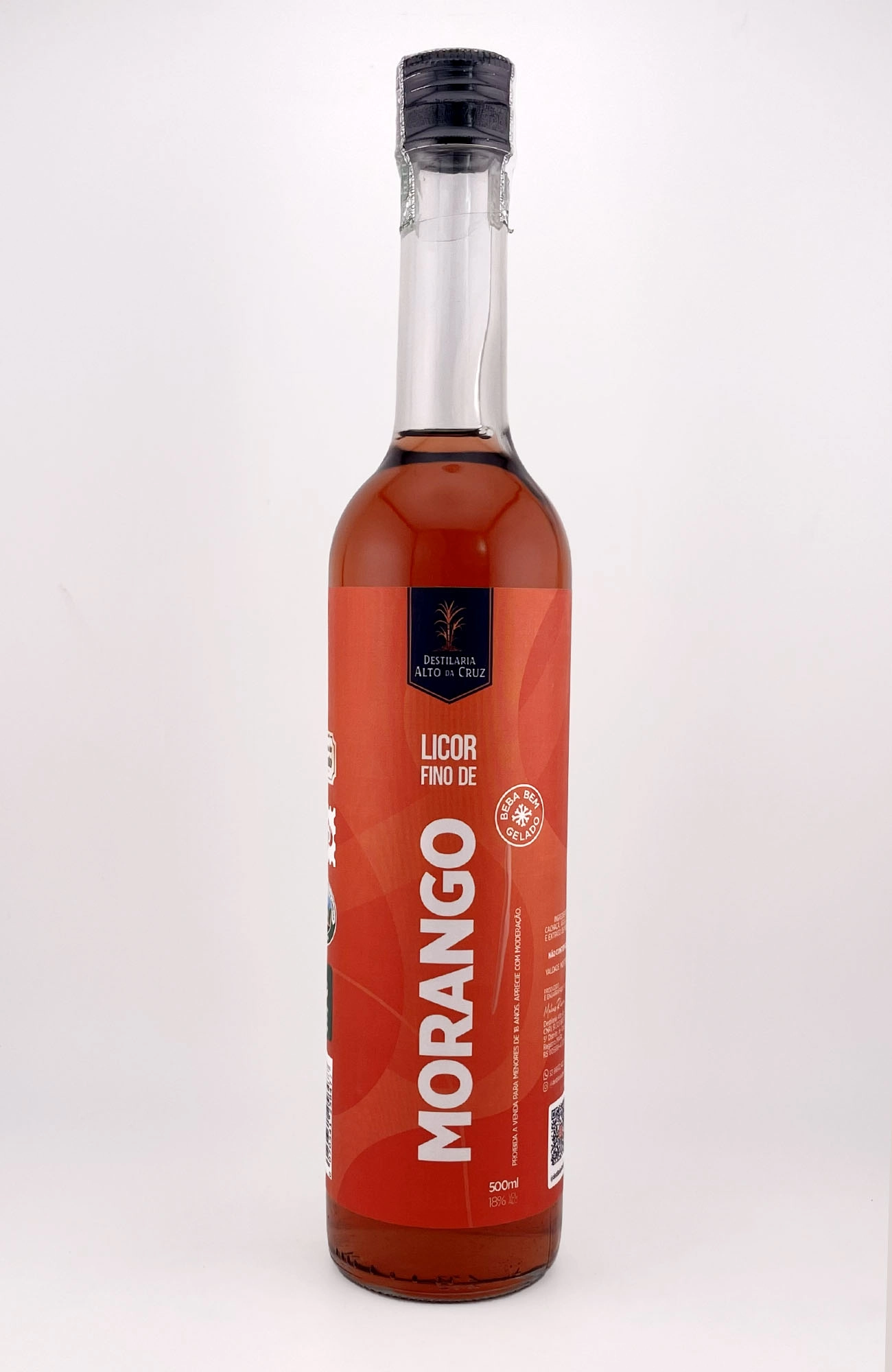 Licor Fino de Morango 500ml