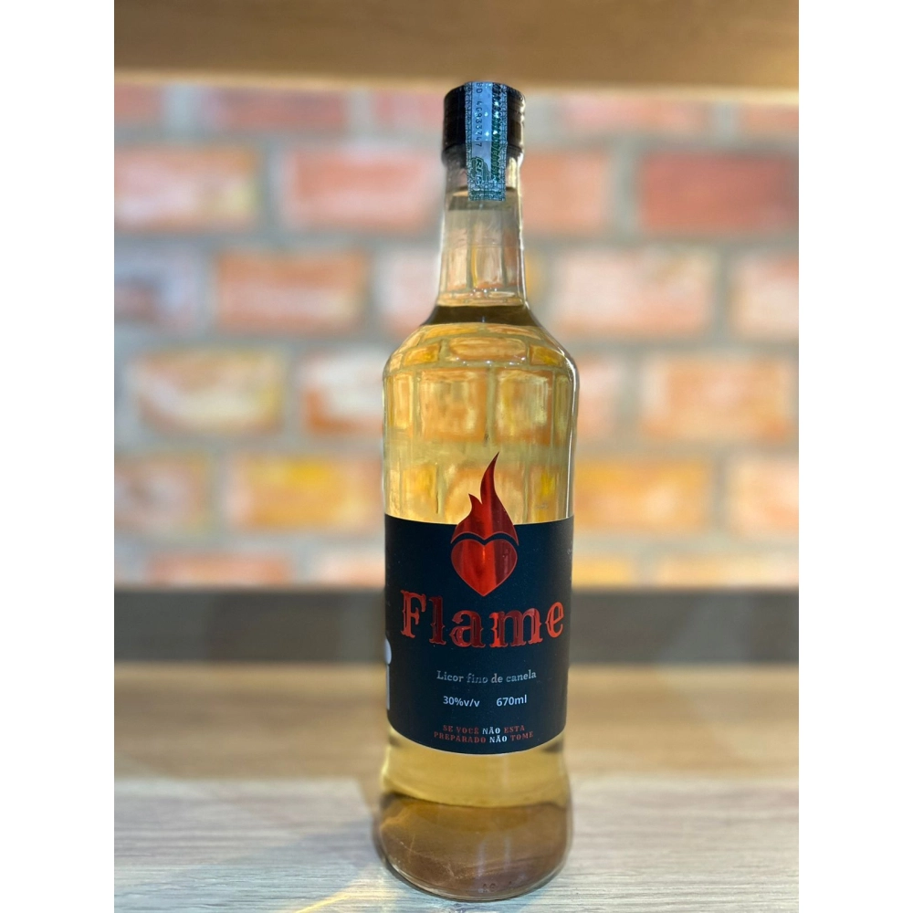 Licor Flame Coração de fogo - Rum e Canela