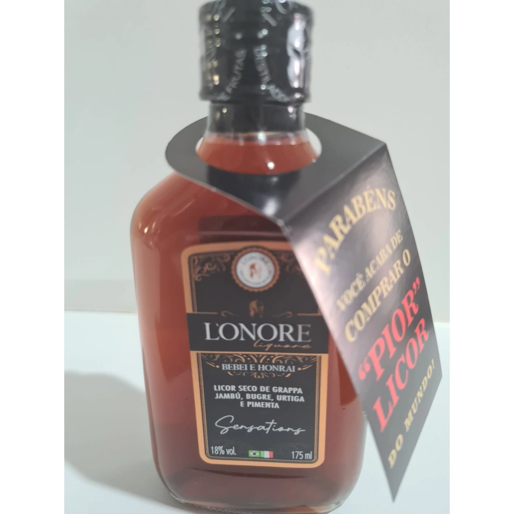 LICOR SECO DE GRAPPA COM JAMBU 175ML