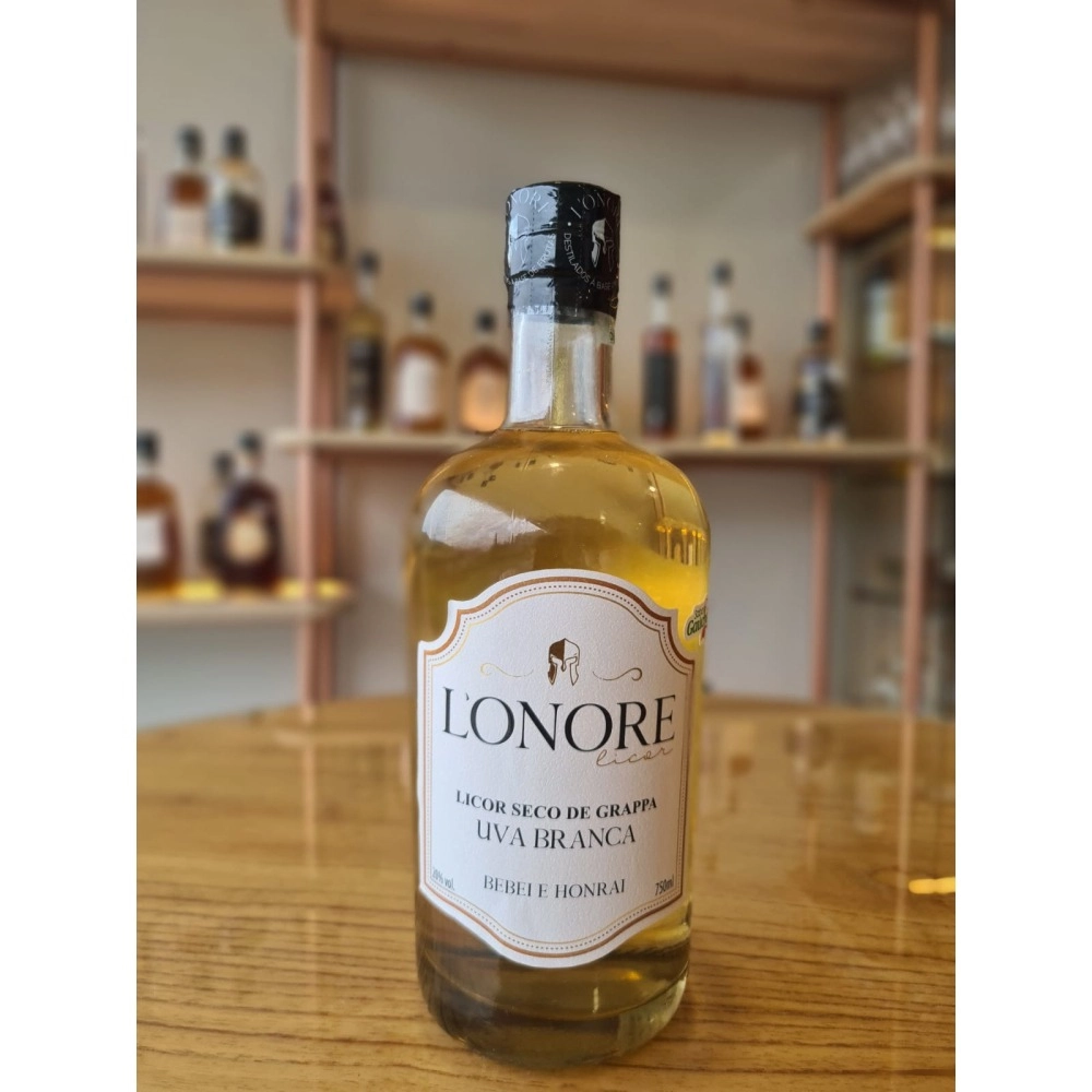 LICOR SECO DE GRAPPA COM UVA BRANCA 750ML