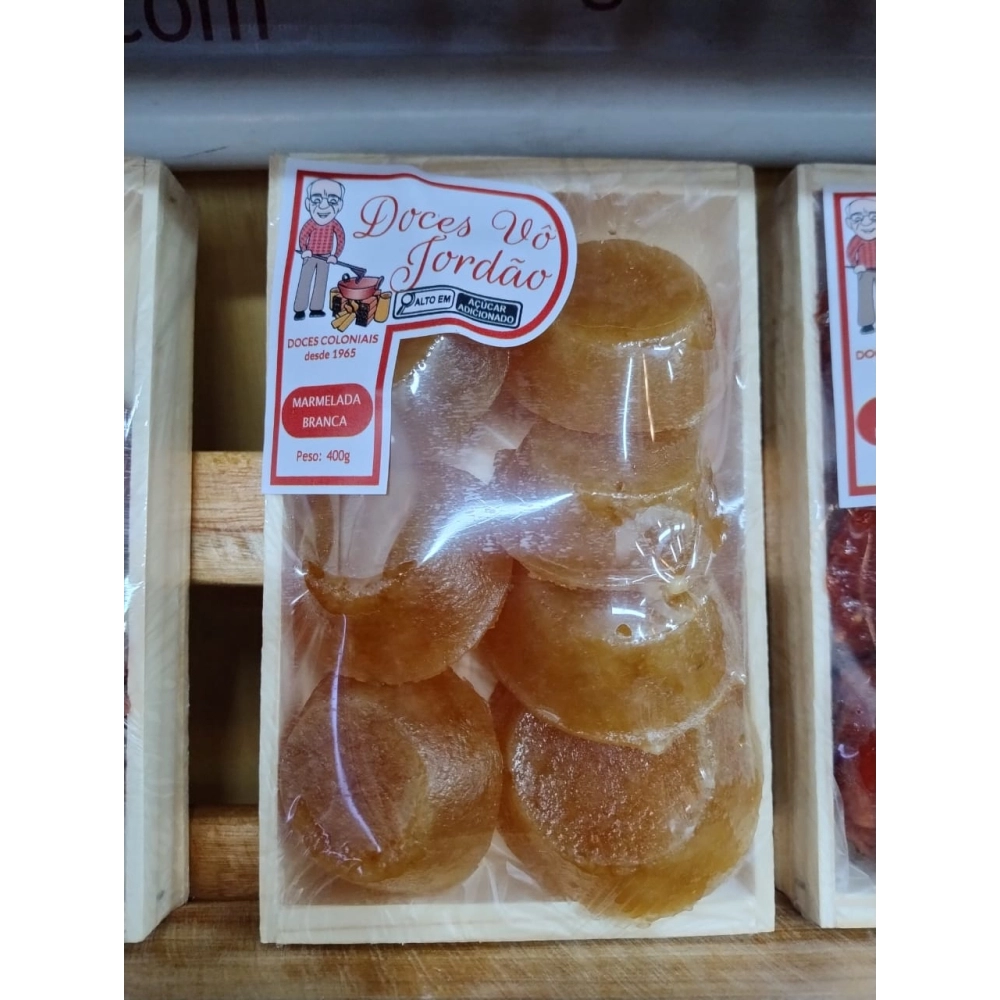 MARMELADA BRANCA 400G - 5UN
