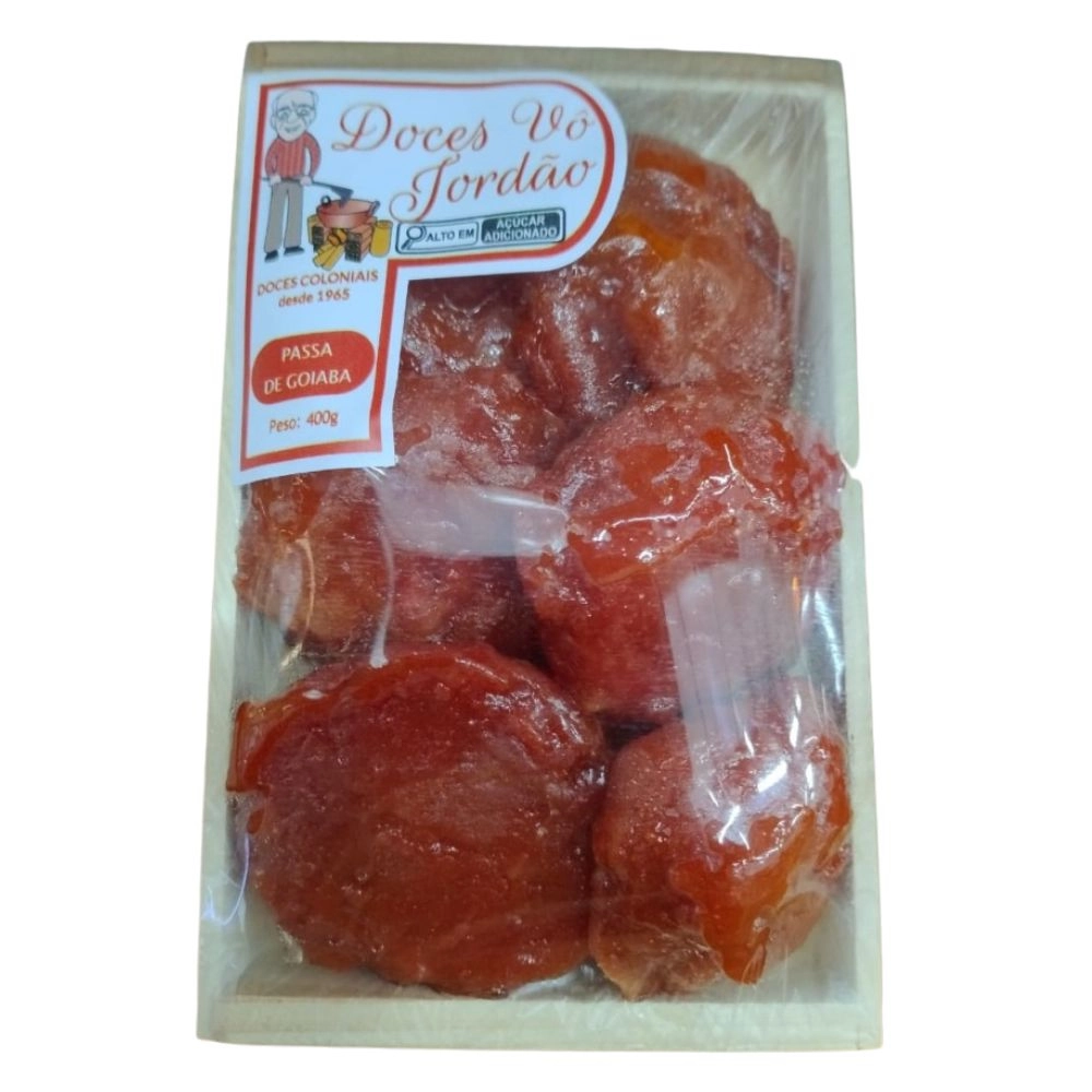 Passa de goiaba - Tamanho: 5 caixas de 400g