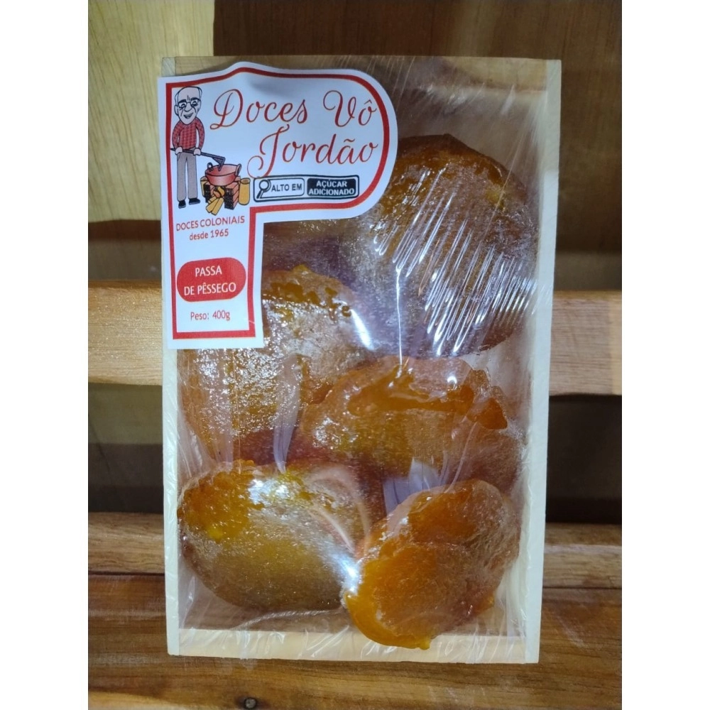 Passa de Pêssego - Tamanho: 5 caixas de 400g