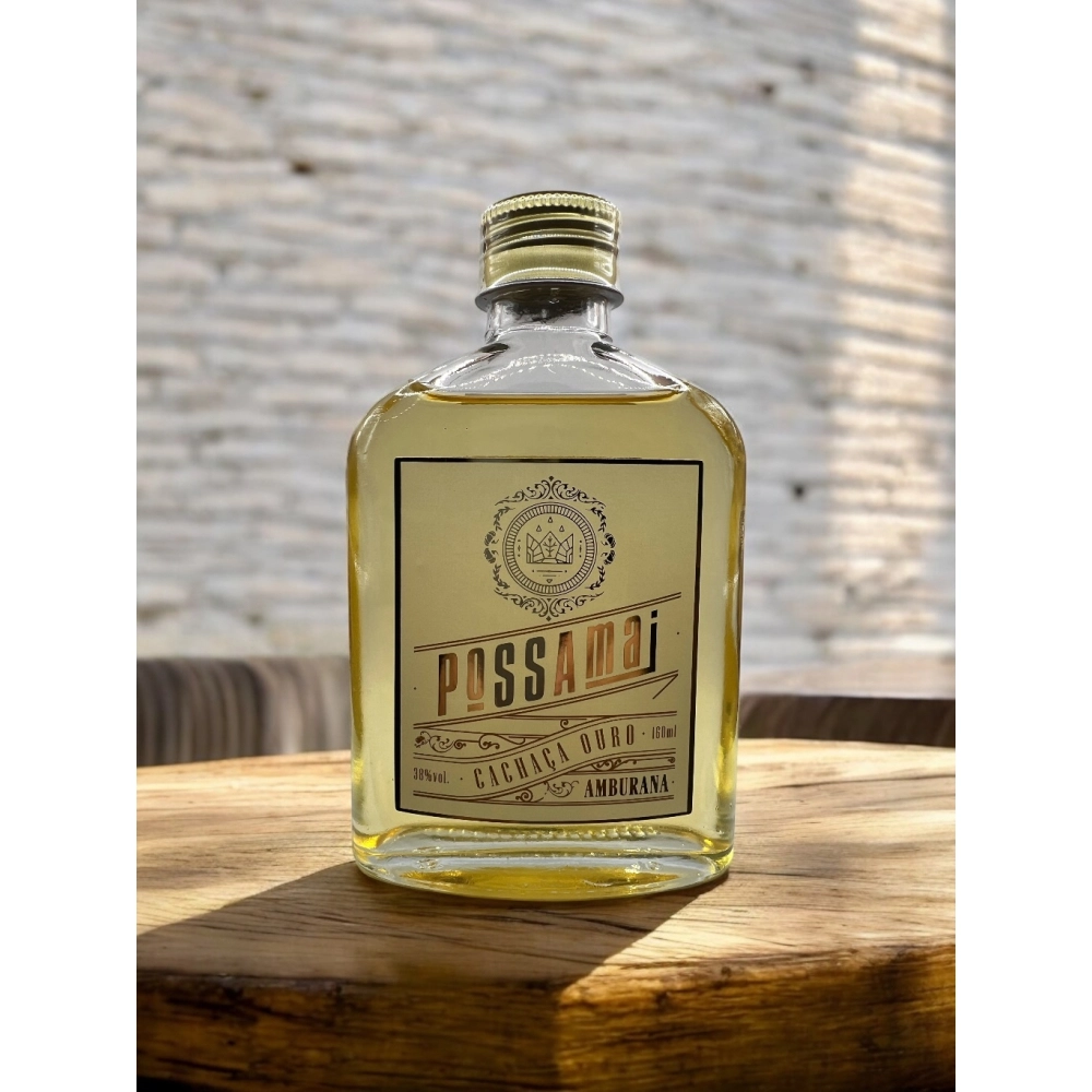 Possamai Cachaça Ouro Amburana 160 ml - 38% vol