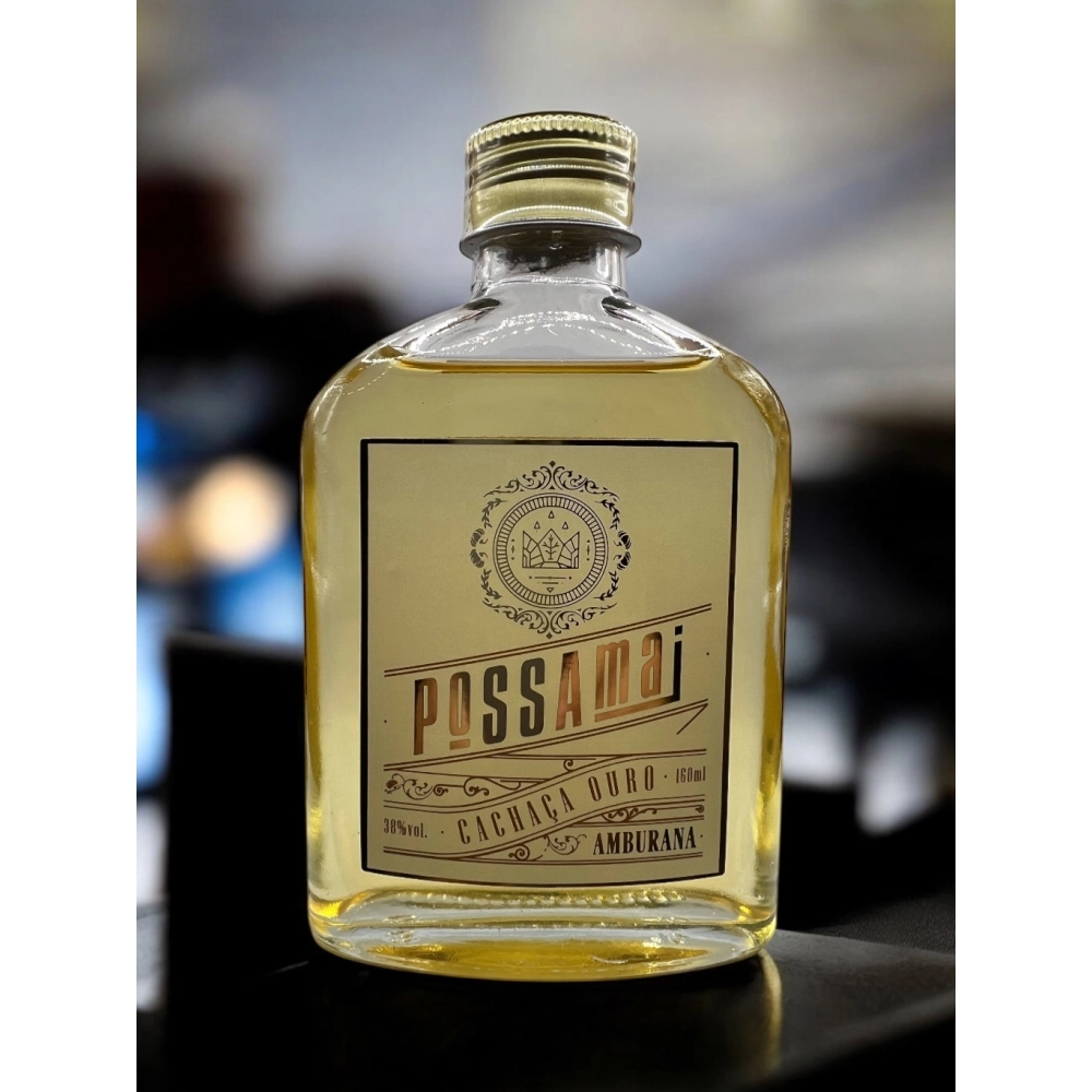 Possamai Cachaça Ouro Amburana 160 ml - 38% vol