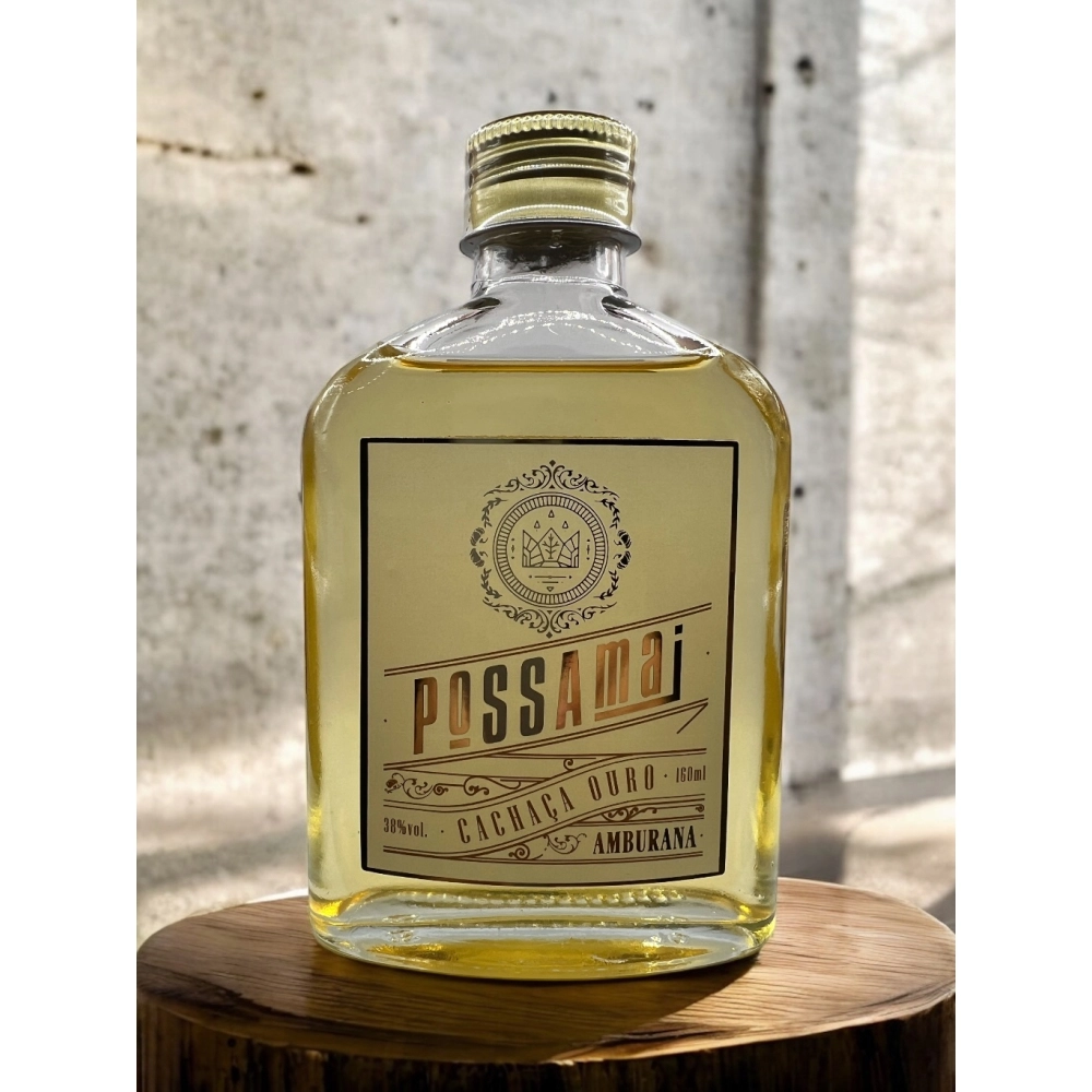 Possamai Cachaça Ouro Amburana 160 ml - 38% vol