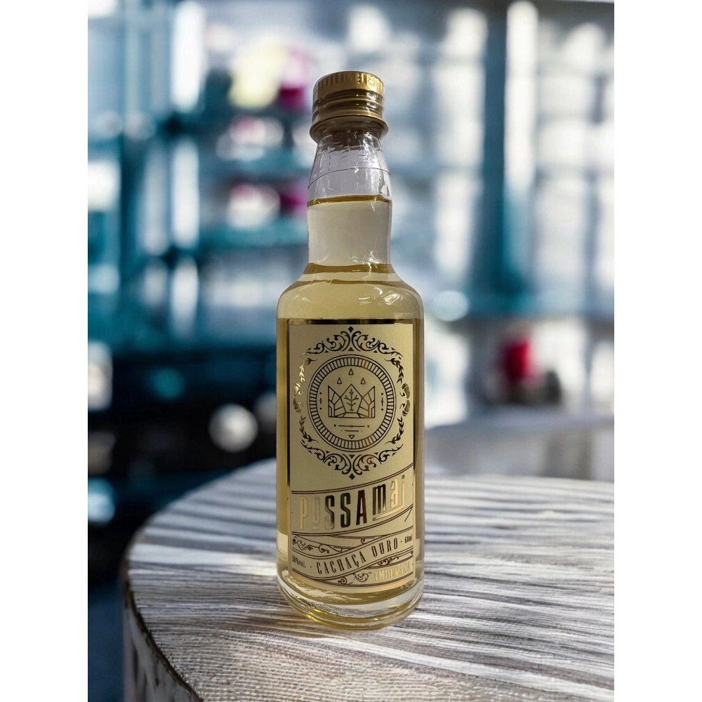 Possamai Cachaça Ouro Amburana 60 ml - 38% vol
