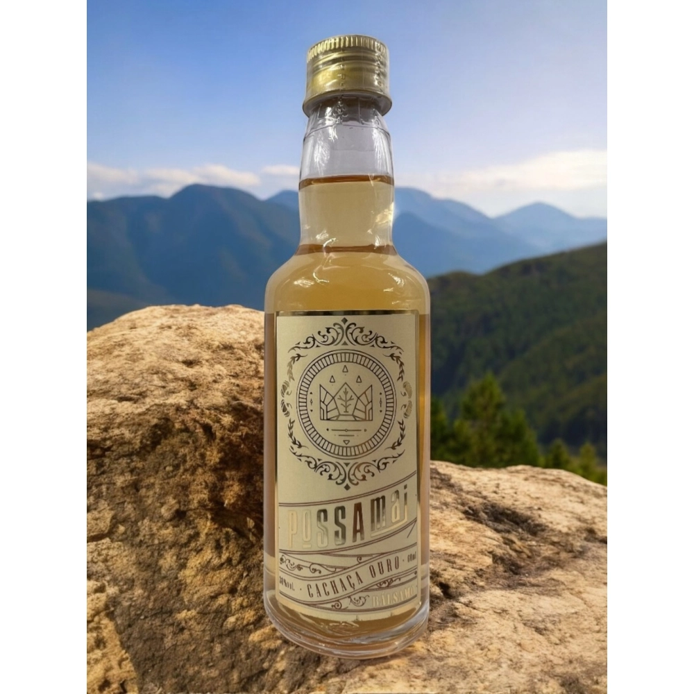 Possamai Cachaça Ouro Bálsamo 60 ml - 38% vol