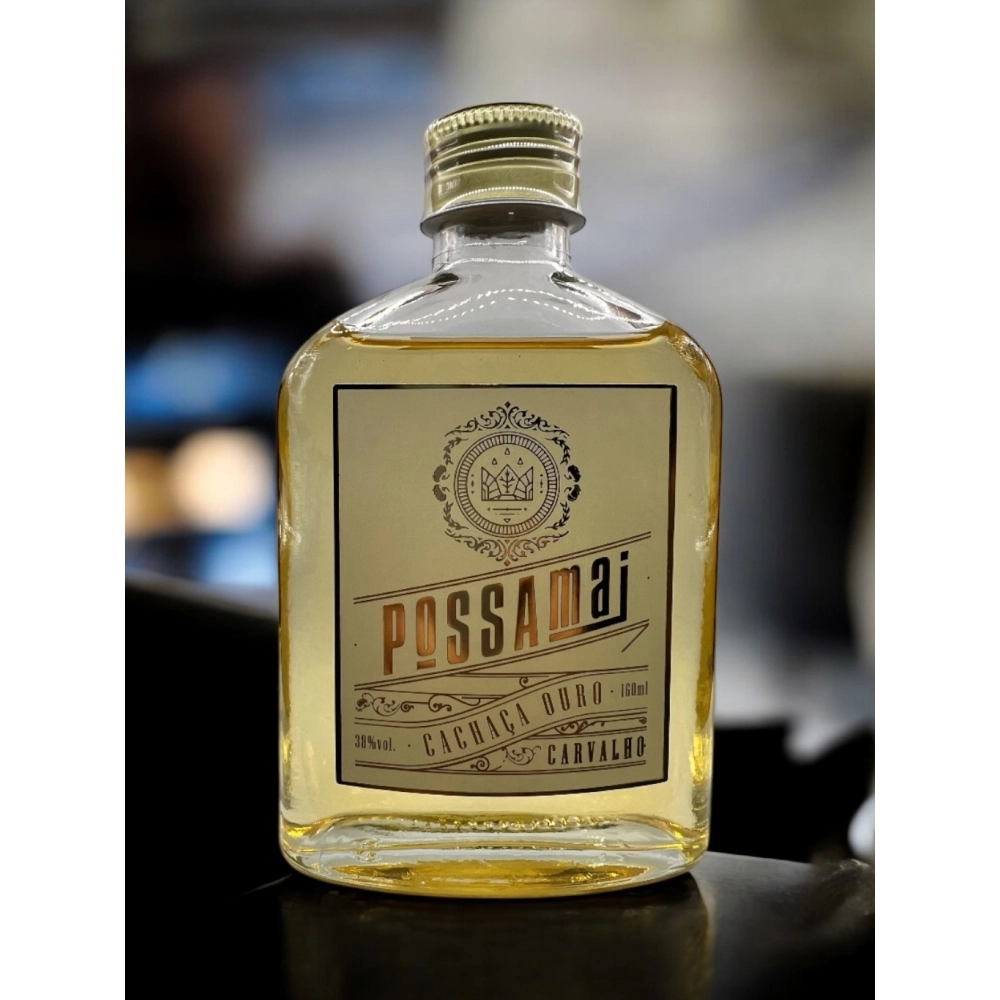 Possamai Cachaça Ouro Carvalho 160 ml - 38% vol