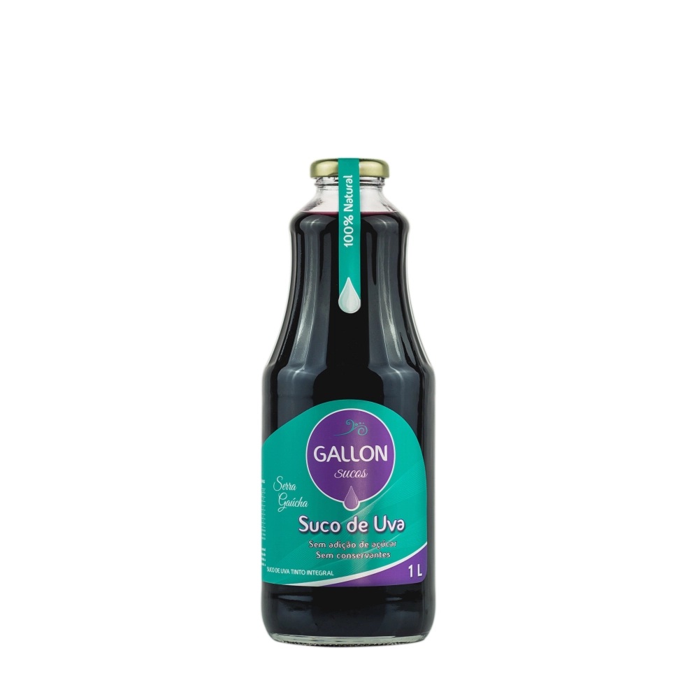 Suco de uva tinto integral  1l
