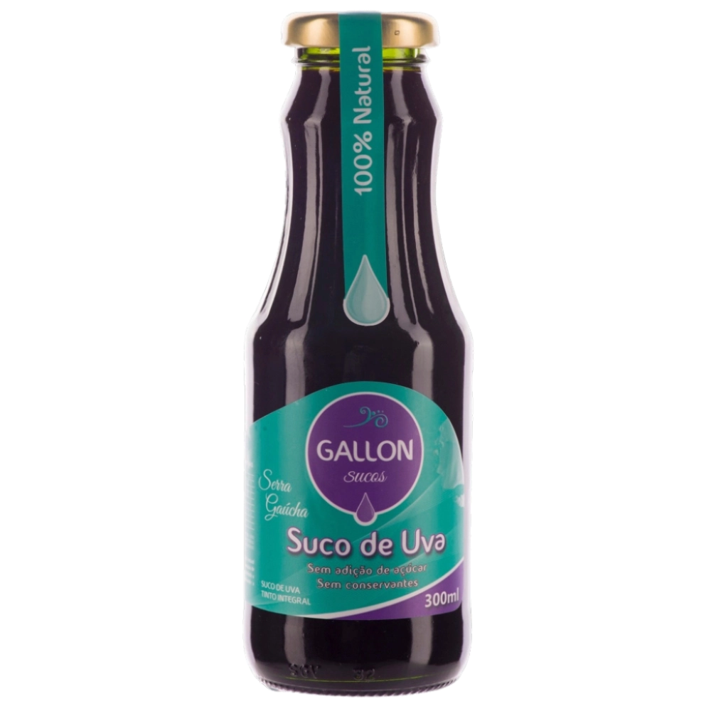 Suco de uva tinto integral  300 ml