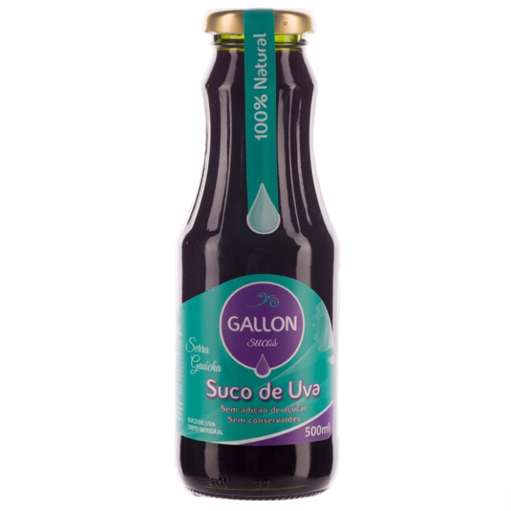 Suco de uva tinto integral 500 ml