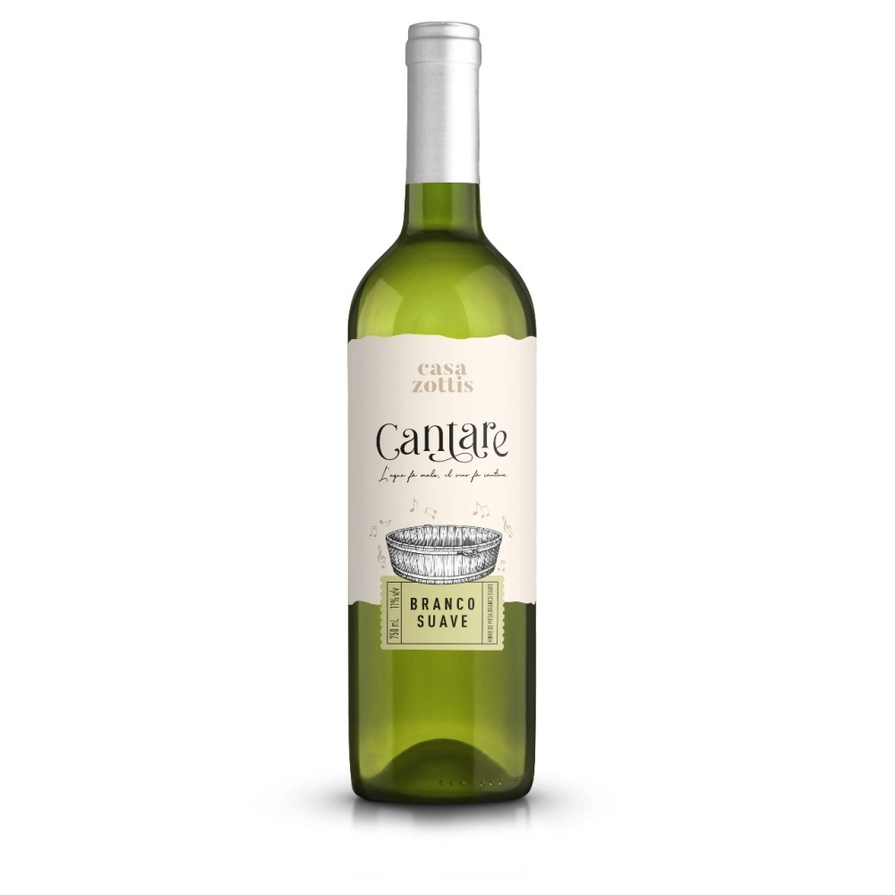 Vinho Cantare Branco Suave 750ml