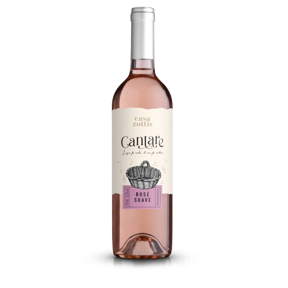 Vinho Cantare Rosé Suave 750ml