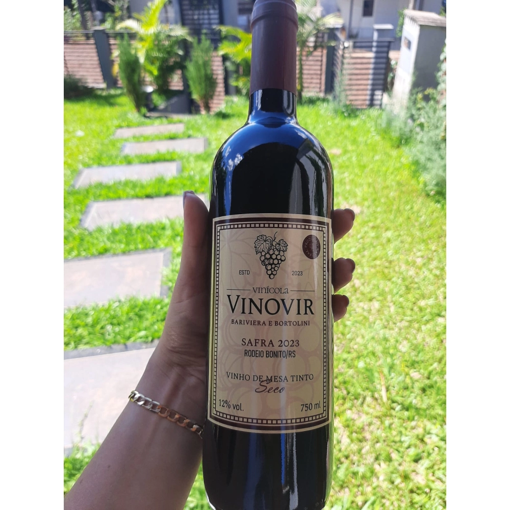 VINHO DE MESA TINTO SECO 750 ML - TINTO