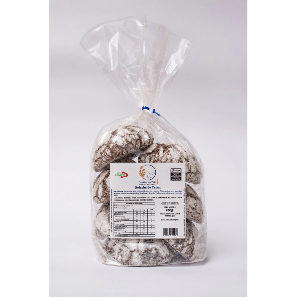 Kit Bolacha de Cacau com 6 unidades