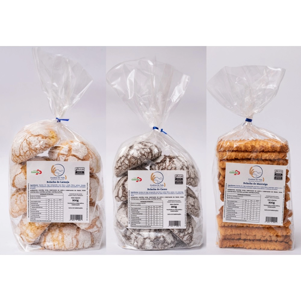 Kit Bolacha Sortido com 6 unidades