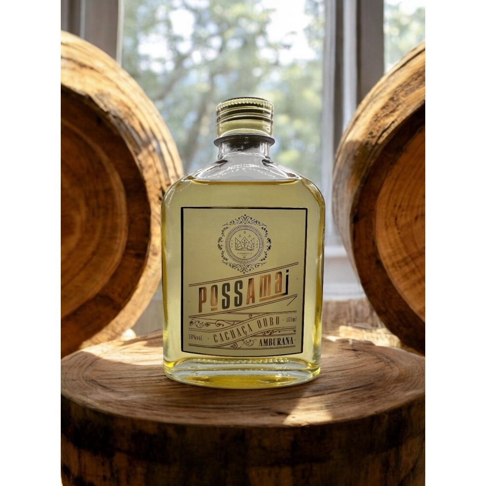 Possamai Cachaça Ouro Amburana 160 ml - 38% vol