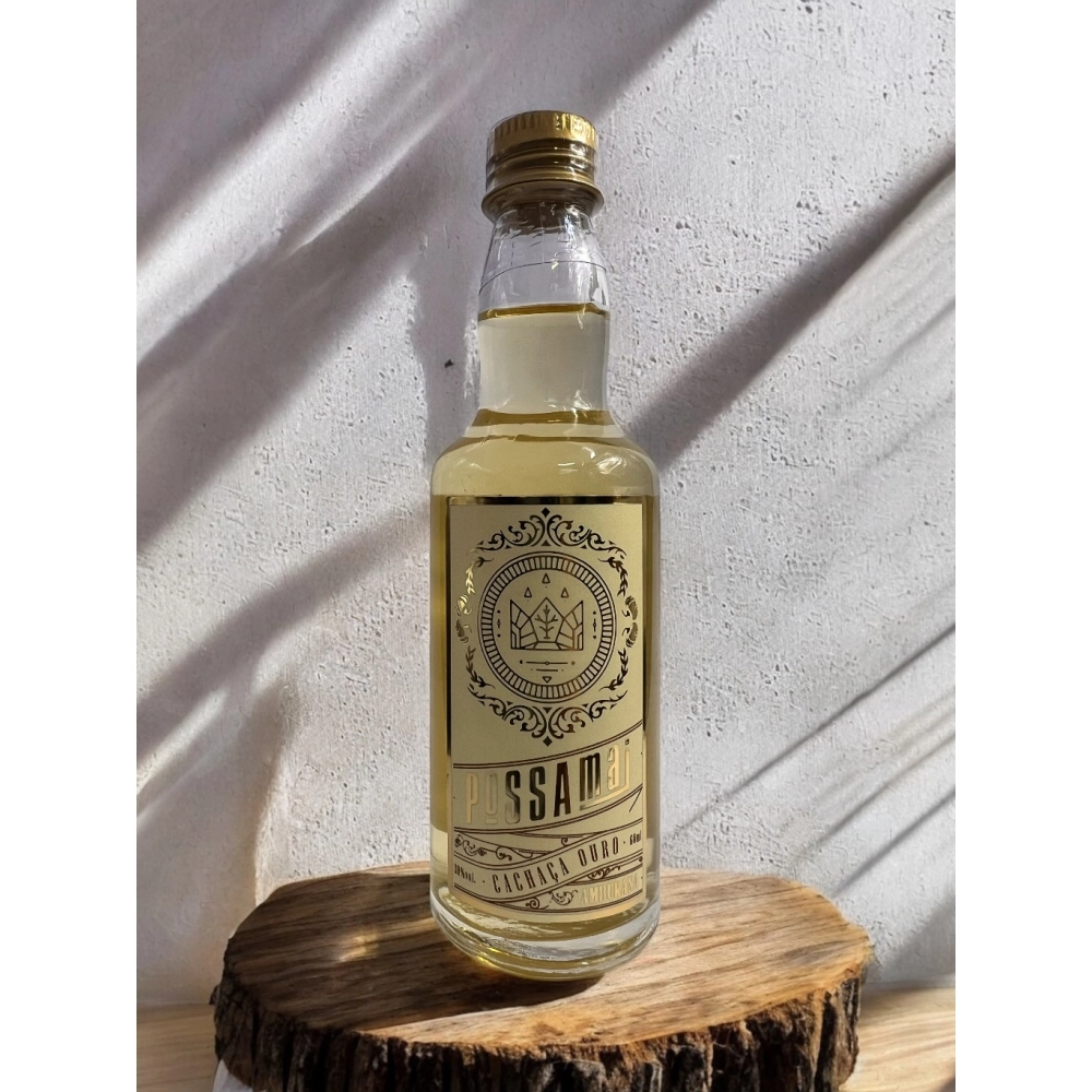 Possamai Cachaça Ouro Amburana 60 ml - 38% vol