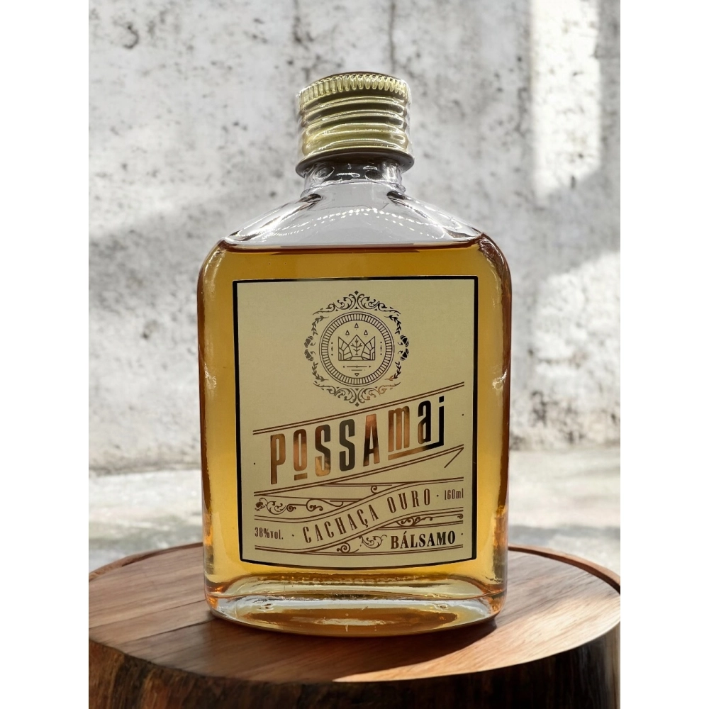 Possamai Cachaça Ouro Bálsamo 160 ml - 38% vol