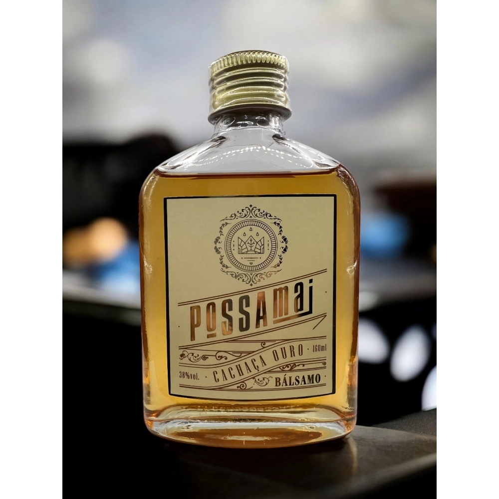 Possamai Cachaça Ouro Bálsamo 160 ml - 38% vol