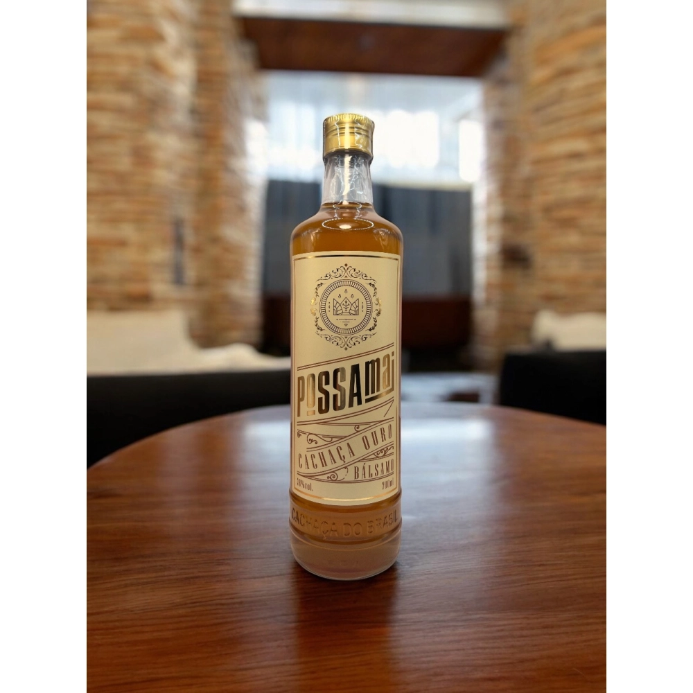Possamai Cachaça Ouro Bálsamo 700 ml - 38% vol