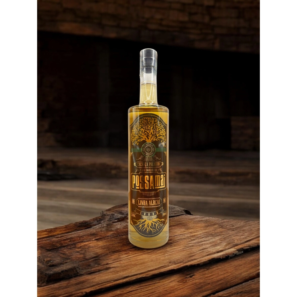 Possamai Cachaça Premium Linha Alberi - Louro 750 ml - 40% vol